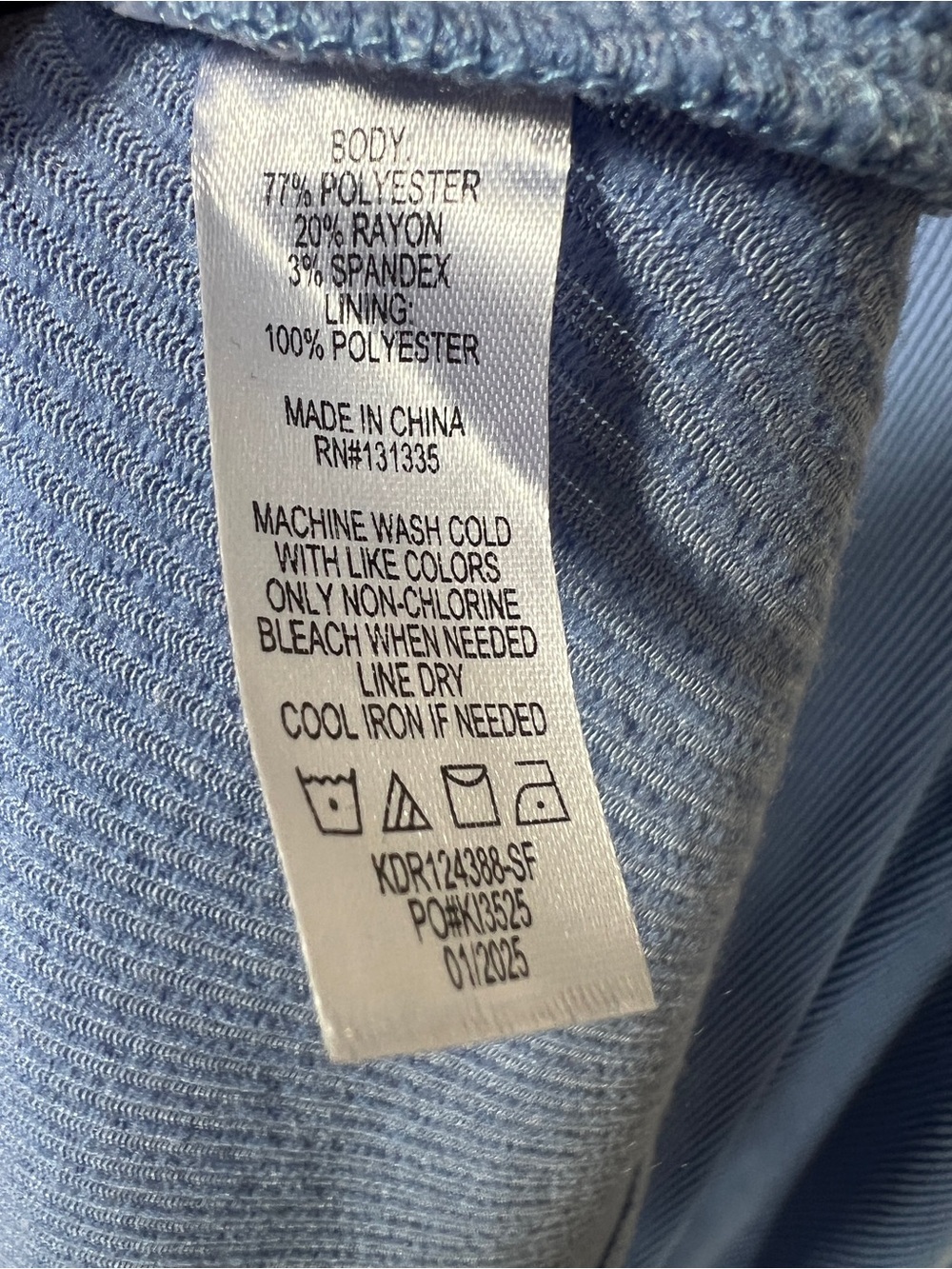 Sleeveless Square-Neck ribbed Midi Dress in Light Blue NWOT - Picture 5 of 5